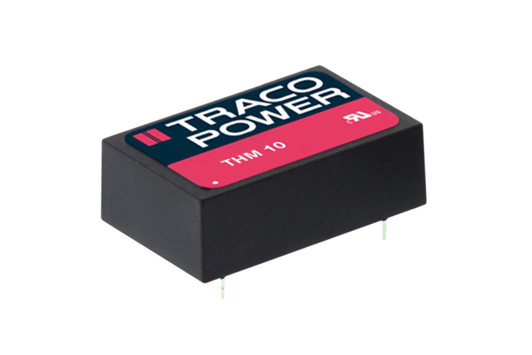 TRACOPOWER THM 10 DC-DC Converter, 15V dc/ 670mA Output, 18 → 36 V dc Input, 10W, PCB Mount, +90°C Max Temp