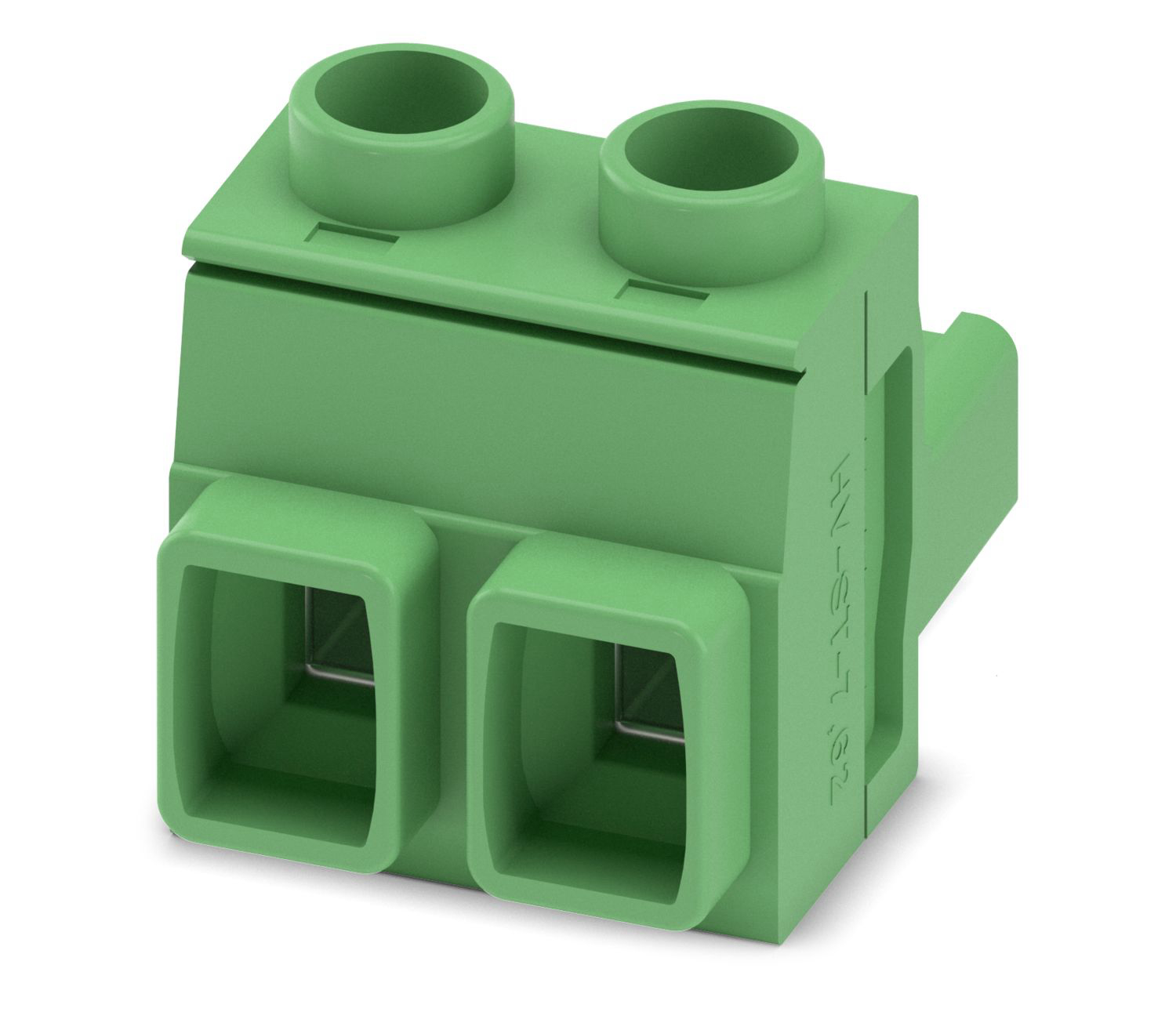 Phoenix Contact, 7.62mm Pitch, GMSTB 2.5 HCV/ 2-ST-7.62, 2 Way, , Pluggable Terminal Block, Plug, Cable Mount, Screw