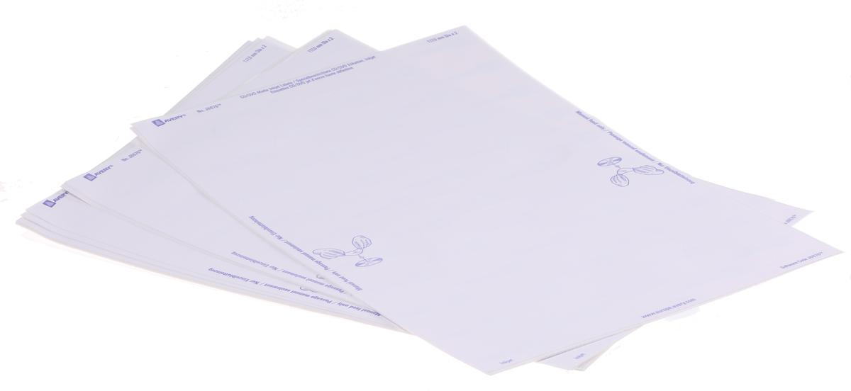 Avery White CD & DVD Label