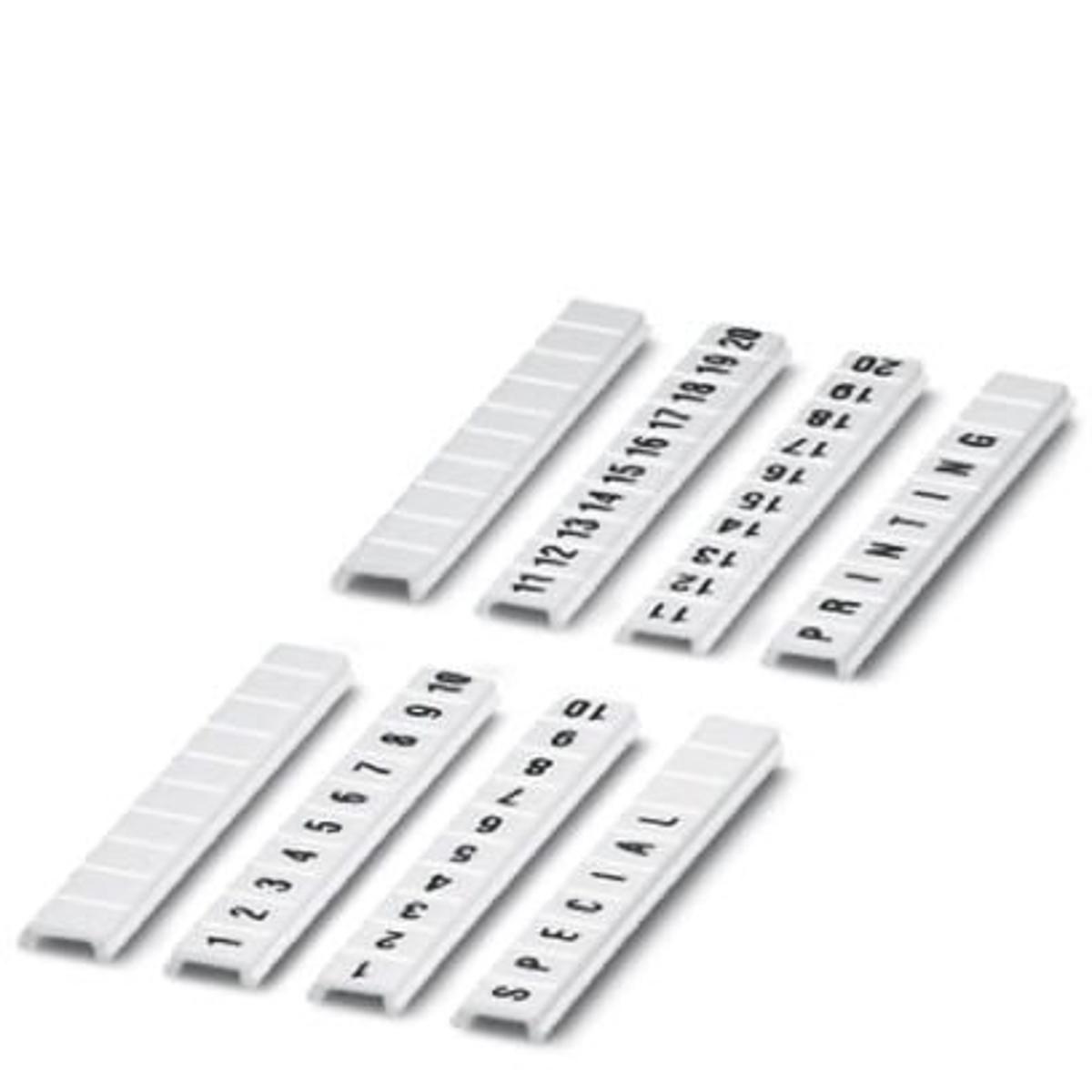 Phoenix Contact, ZBF 4 LGS Marker Strip for use with  for use with Terminal Blocks