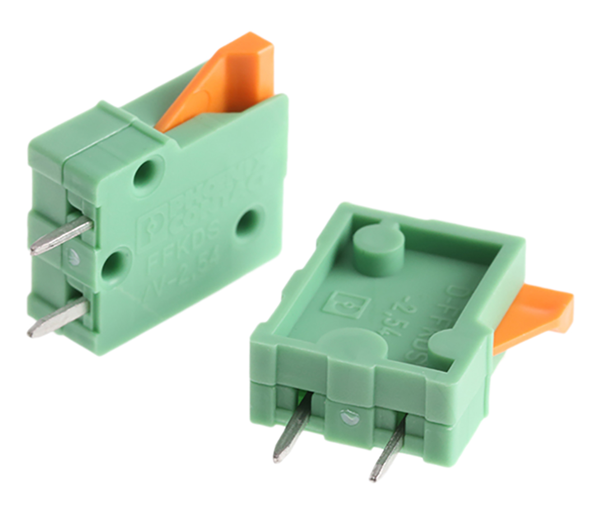 Phoenix Contact FFKDSA1/V-5.08 Series PCB Terminal Block, 1-Contact, 2.54mm Pitch, Through Hole Mount, 1-Row, Solder