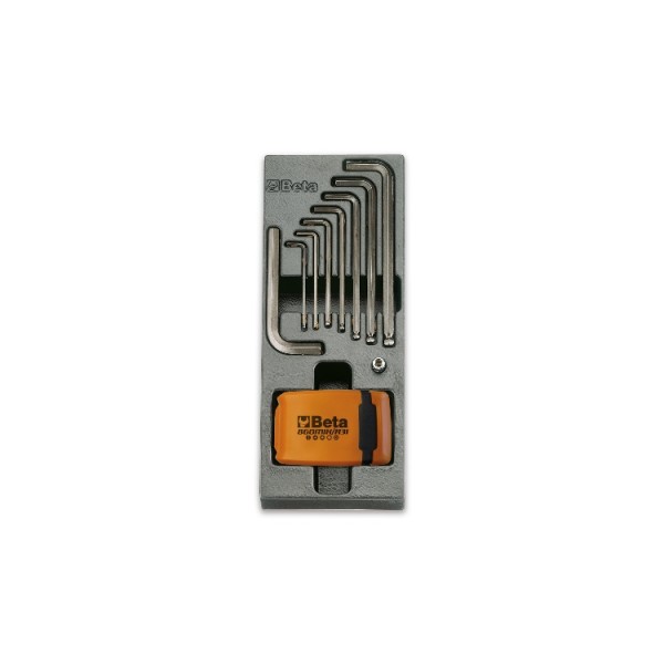 BETA Plastic Plastic Tray for use with Hex Keys, Socket Holder