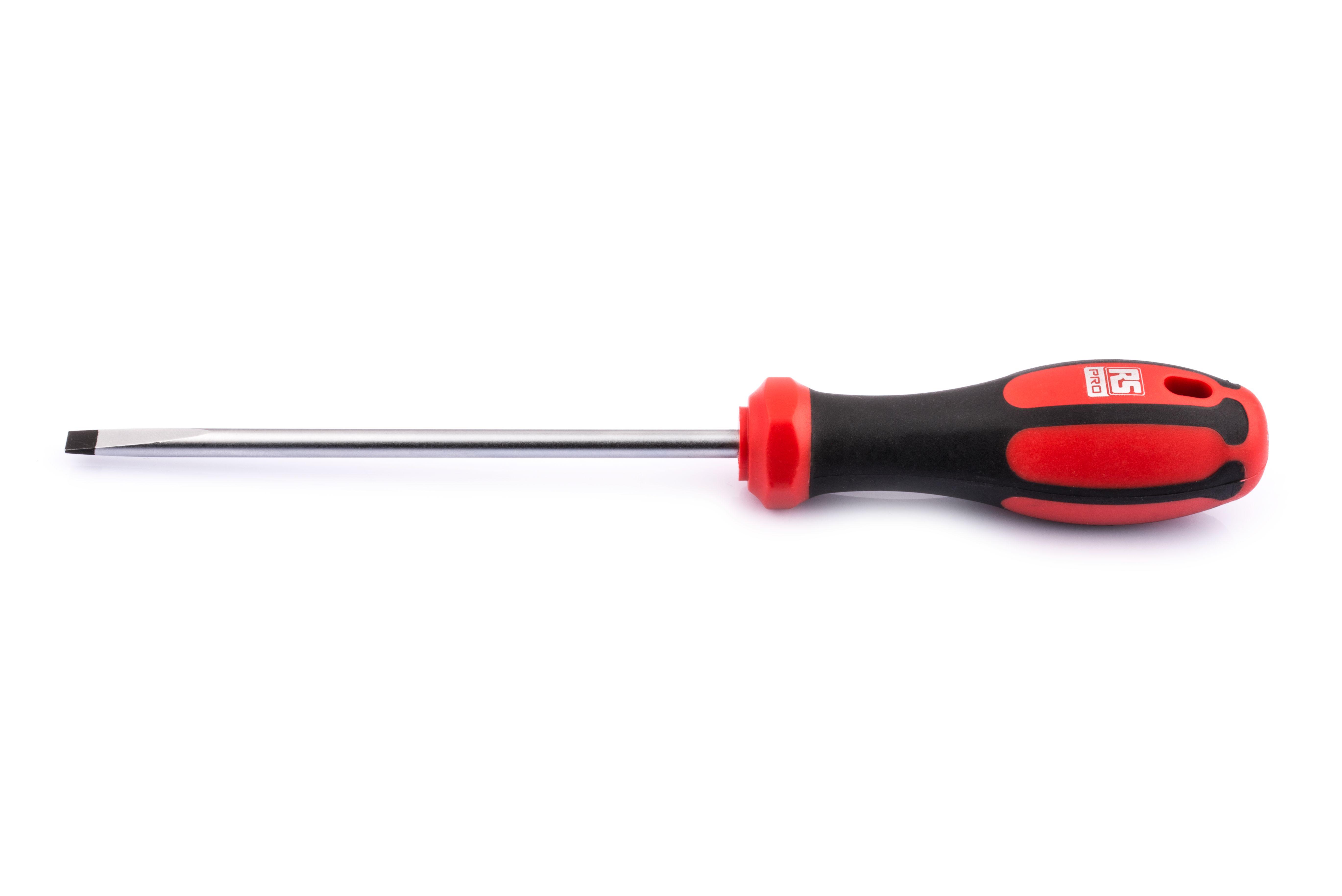 RS PRO Slotted  Screwdriver, 2.5 x 0.4 mm Tip, 75 mm Blade, 165 mm Overall