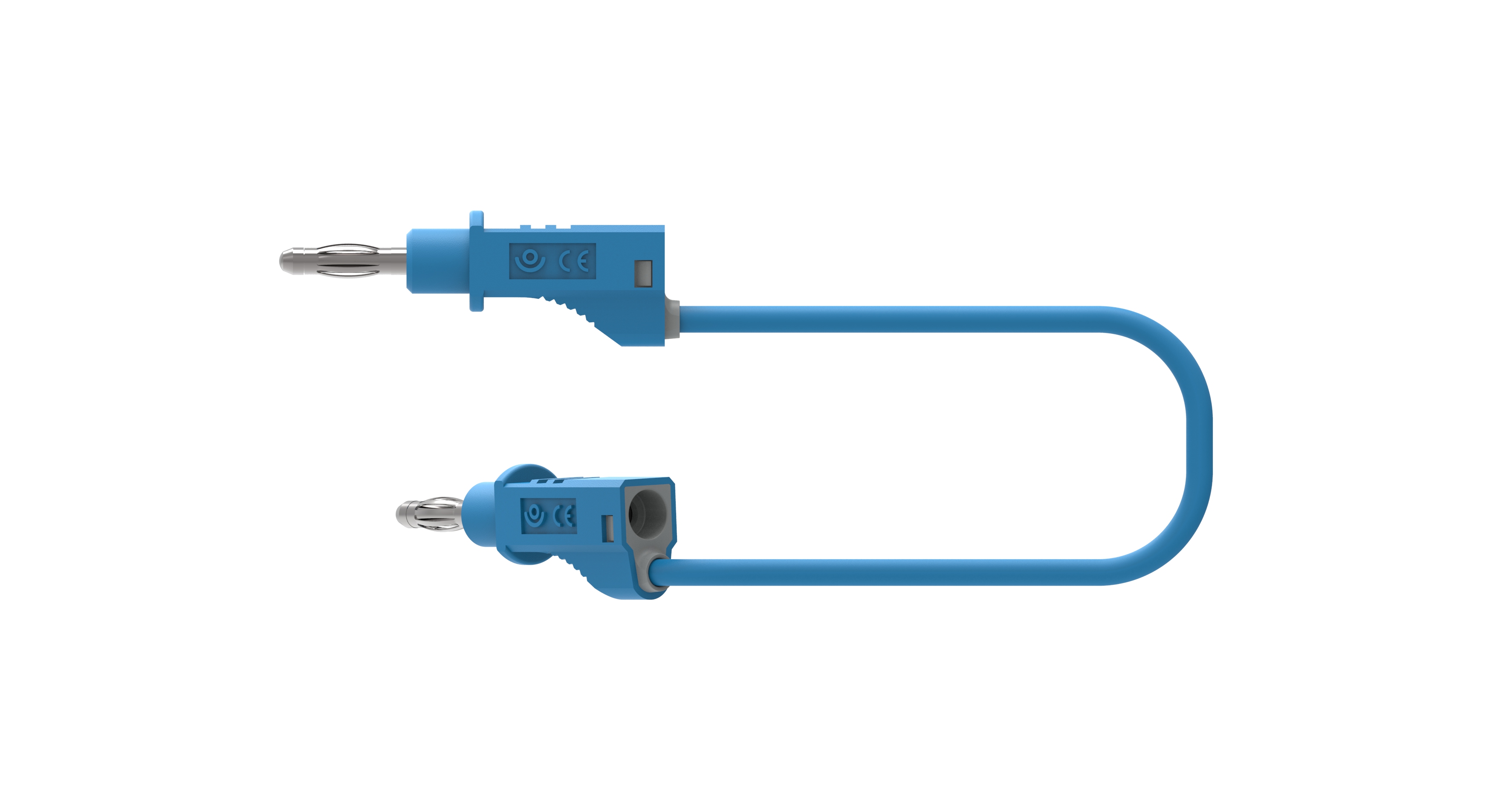 Electro PJP Test lead, 36A, 30 → 60V, Blue, 1m Lead Length