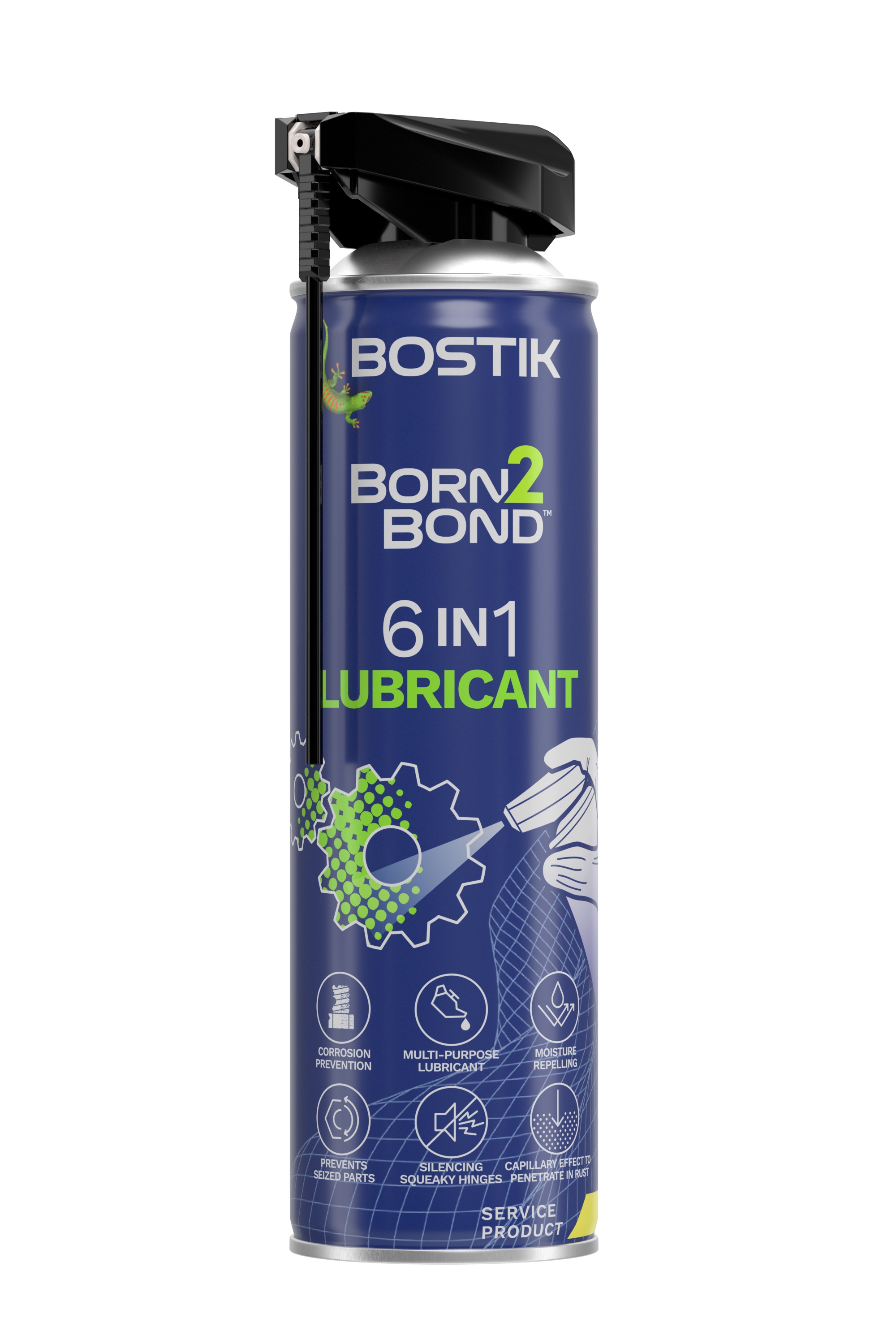 Bostik Born2Bond Multi-purpose 6-in-1 Lubricant Multi Purpose Lubricant 500 ml Spray