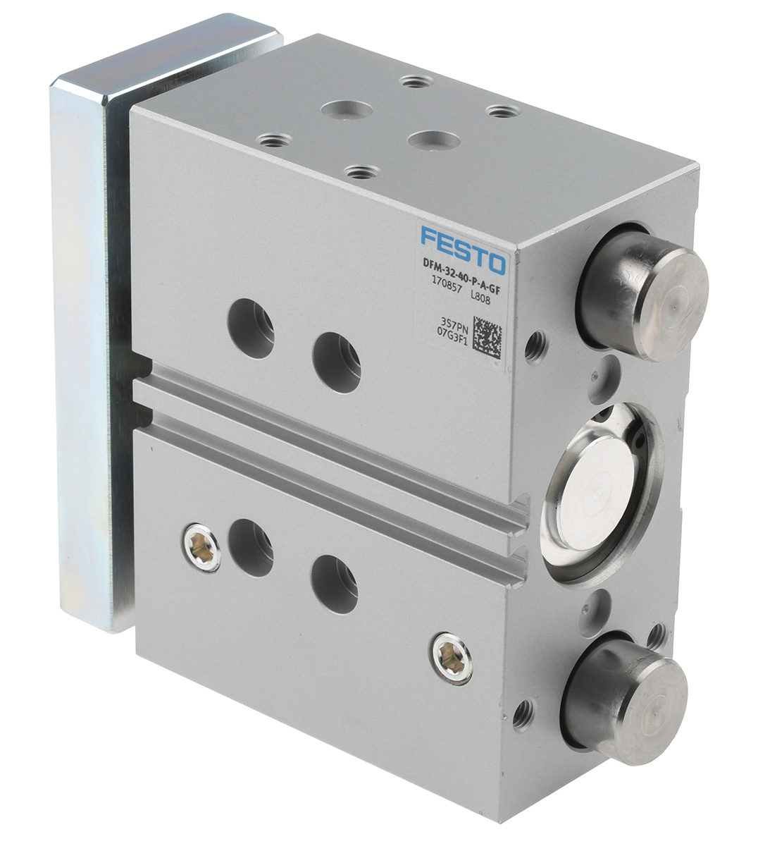 Festo Pneumatic Guided Cylinder - 170857, 32mm Bore, 40mm Stroke, DFM Series, Double Acting
