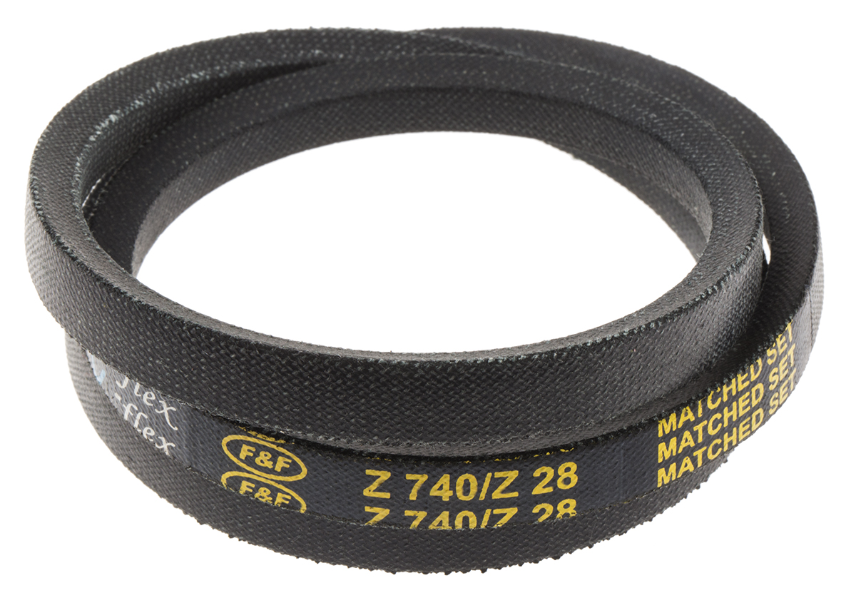 RS PRO Drive Belt, belt section Z, 710mm Length