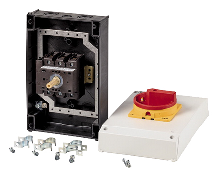 Eaton 3P Pole Isolator Switch - 63A Maximum Current, 30kW Power Rating, IP65