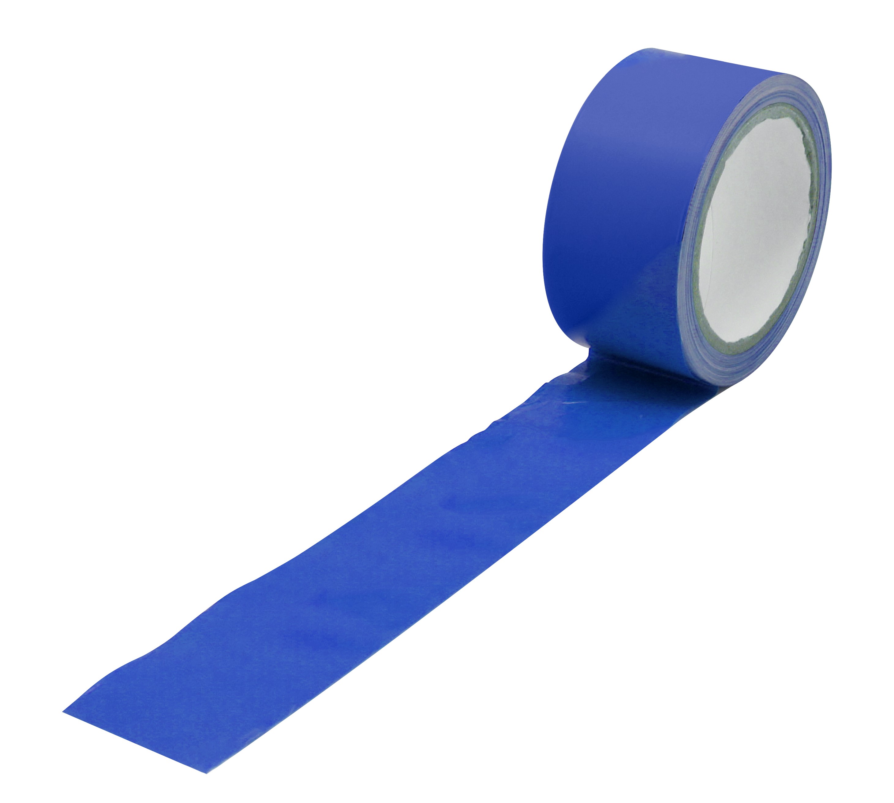 RS PRO Blue PVC 33mm Hazard Tape, 0.15mm Thickness