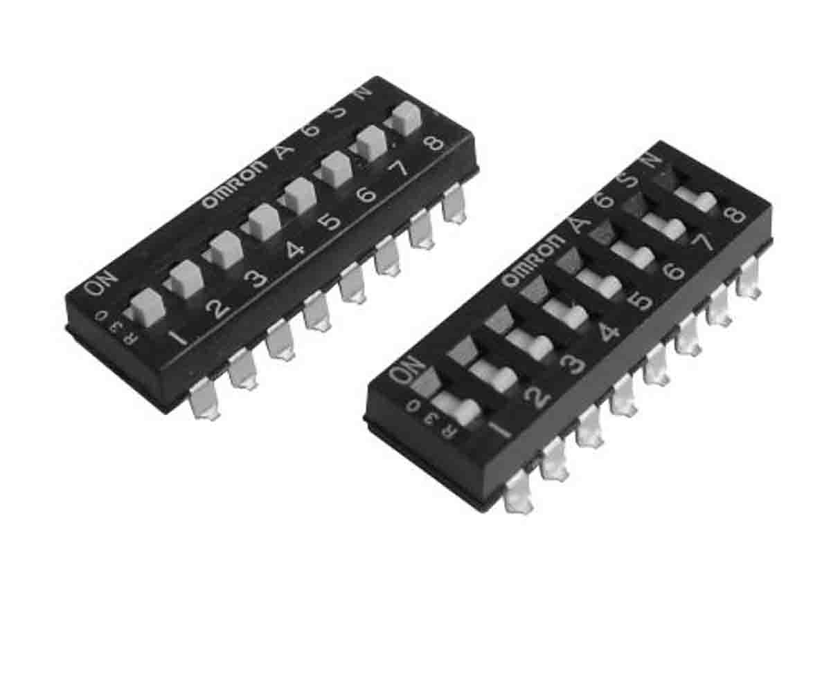Omron 1 Way Surface Mount DIP Switch SPST, IP40