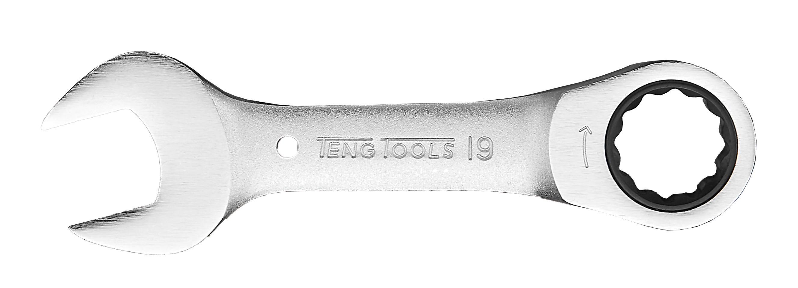 Teng Tools Combination Ratchet Spanner, 13mm, Metric, 110 mm Overall