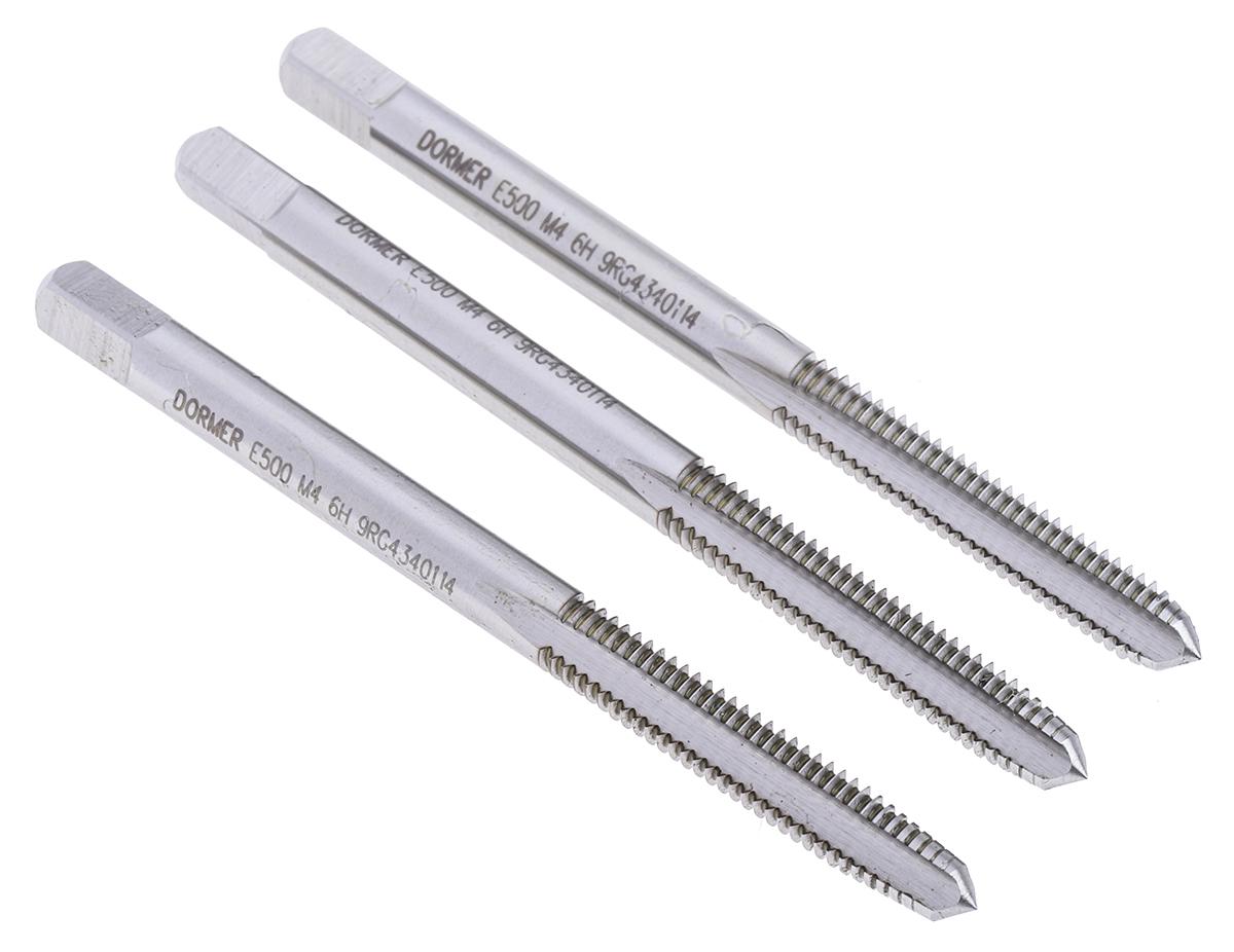 Dormer Tap Set HSS 3-Piece M4 Thread