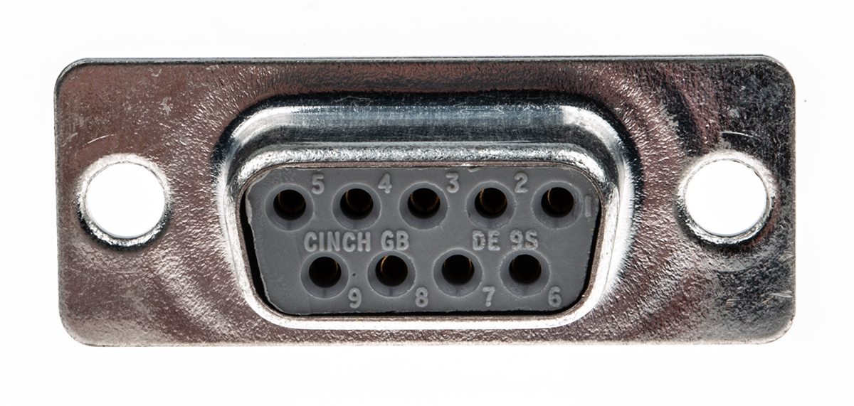 RS PRO 9 Way Panel Mount D-sub Connector Socket, 2.74mm Pitch