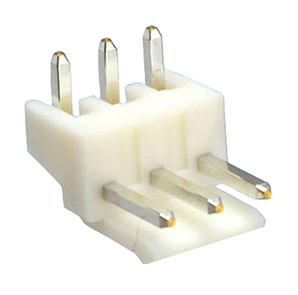 JST VH Series Right Angle Through Hole PCB Header, 3 Contact(s), 3.96 mm Pitch, 1 Row, Shrouded