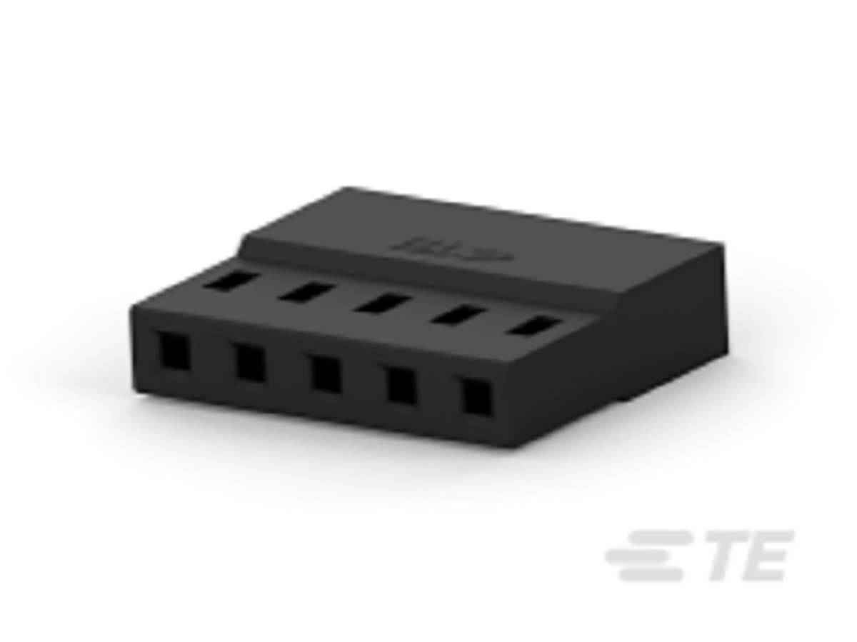 TE Connectivity, AMPMODU Female PCB Connector Housing, 2mm Pitch, 5 Way, 1 Row