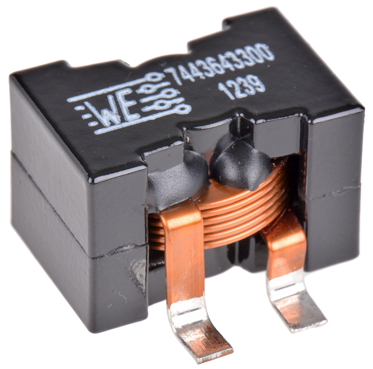Wurth Elektronik, WE-HCF, 2818 Yes Wirewound Surface Mount Inductor with a Manganese Zinc Ferrite Core, 33 μH Flat Wire