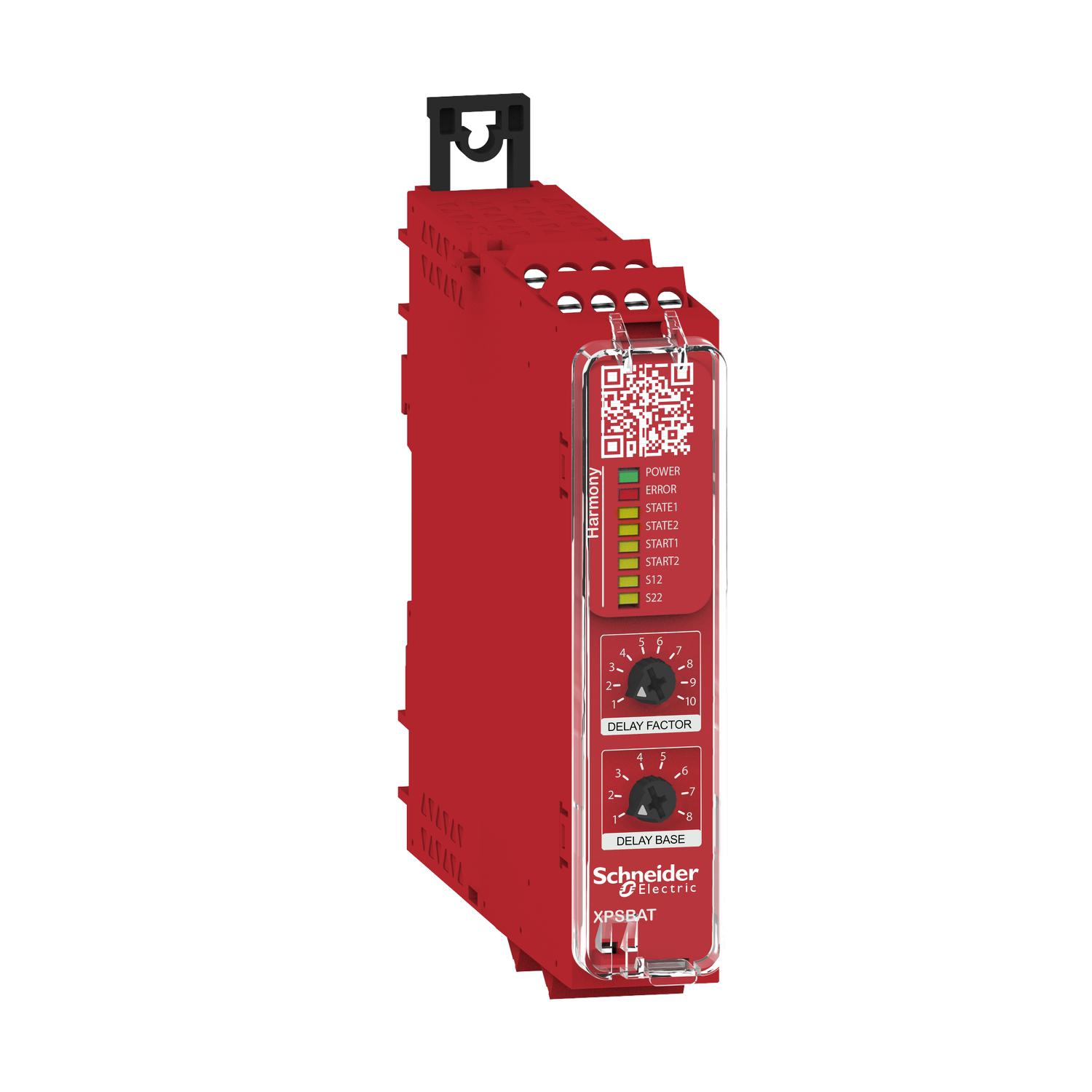 Schneider Electric Harmony XPS XPSBAT Safety Relay 24V ac/dc