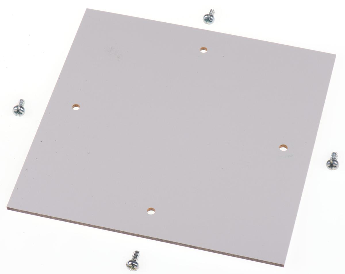 Spelsberg Plastic Mounting Plate, 3mm H, 150mm W, 150mm L for Use with TK Enclosure