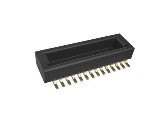 Amphenol Communications Solutions BergStak Series PCB Mount PCB Connector, 24-Contact, 2-Row, 0.4mm Pitch, Pin