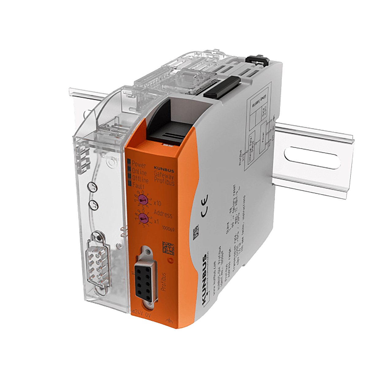 Revolution PI RevPI Gate PROFIBUS Series PLC Expansion Module for Use with RevPi Connect(+), RevPi Core(3), RevPi