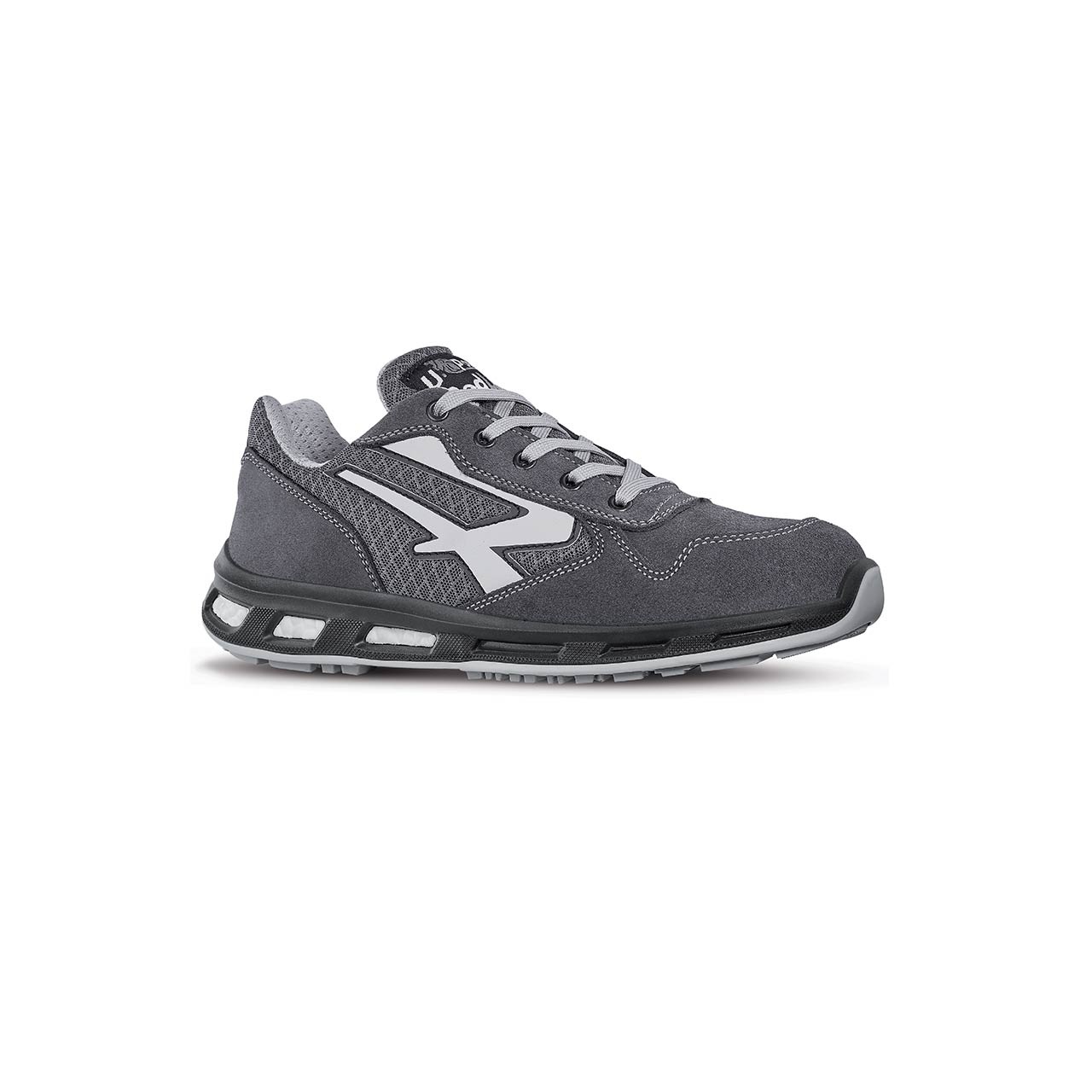 UPower PUSH Unisex Grey Aluminium Toe Capped Safety Shoes, UK 11, EU 46