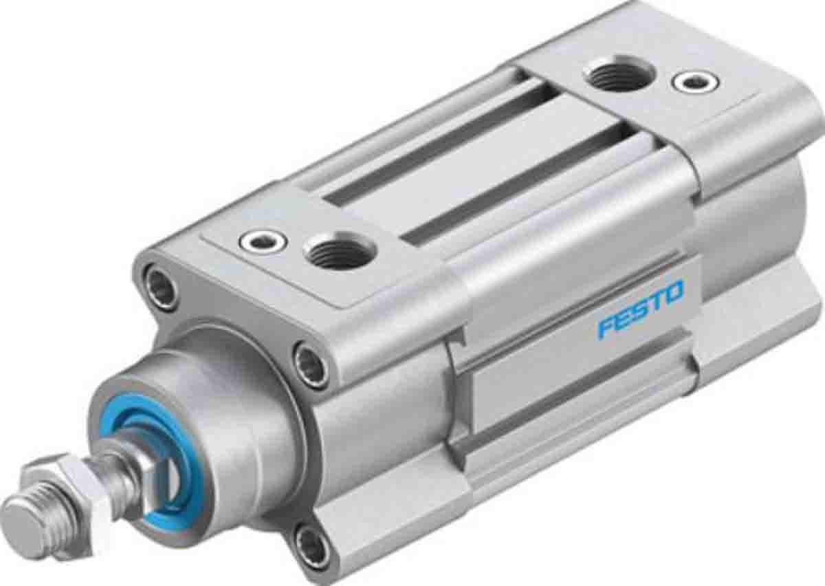 Festo Pneumatic Piston Rod Cylinder - 3660615 40 mm Bore, 20 mm DSBC-40-20-D3-PPVA-N3 Series, Double Acting Acting