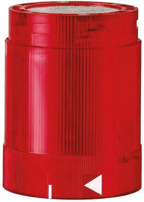 Werma 848 Series Red Flashing Effect Beacon Unit, 24 V ac/dc, LED Bulb, DC, IP54