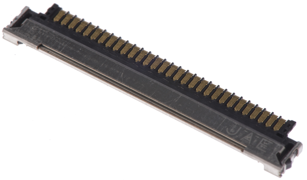 JAE, FI-X 1mm Pitch 30 Way 1 Row Straight Cable Mount LVDS Connector, FCP Plug, Push In Termination