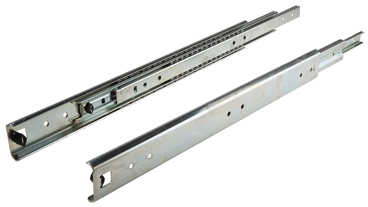 Accuride Steel Drawer Slide, 508mm Closed Length, 227kg Load