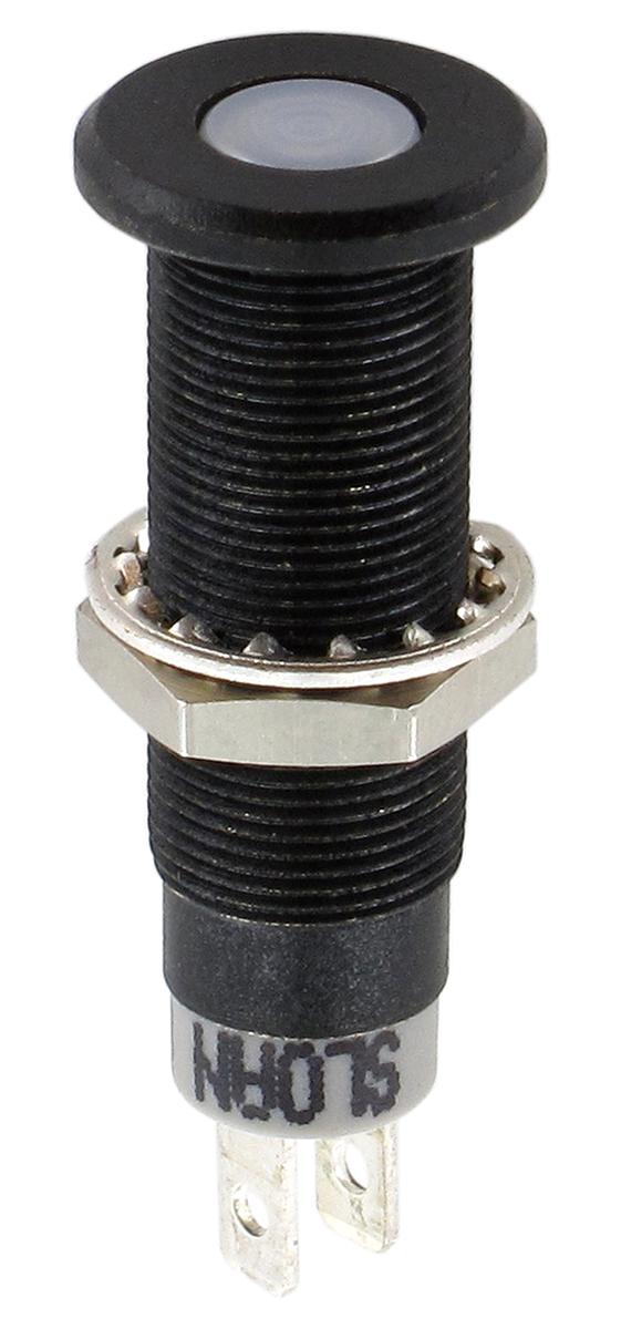 Sloan White Panel Mount Indicator, 5 → 28V, 8.2 x 7.6mm Mounting Hole Size, IP68