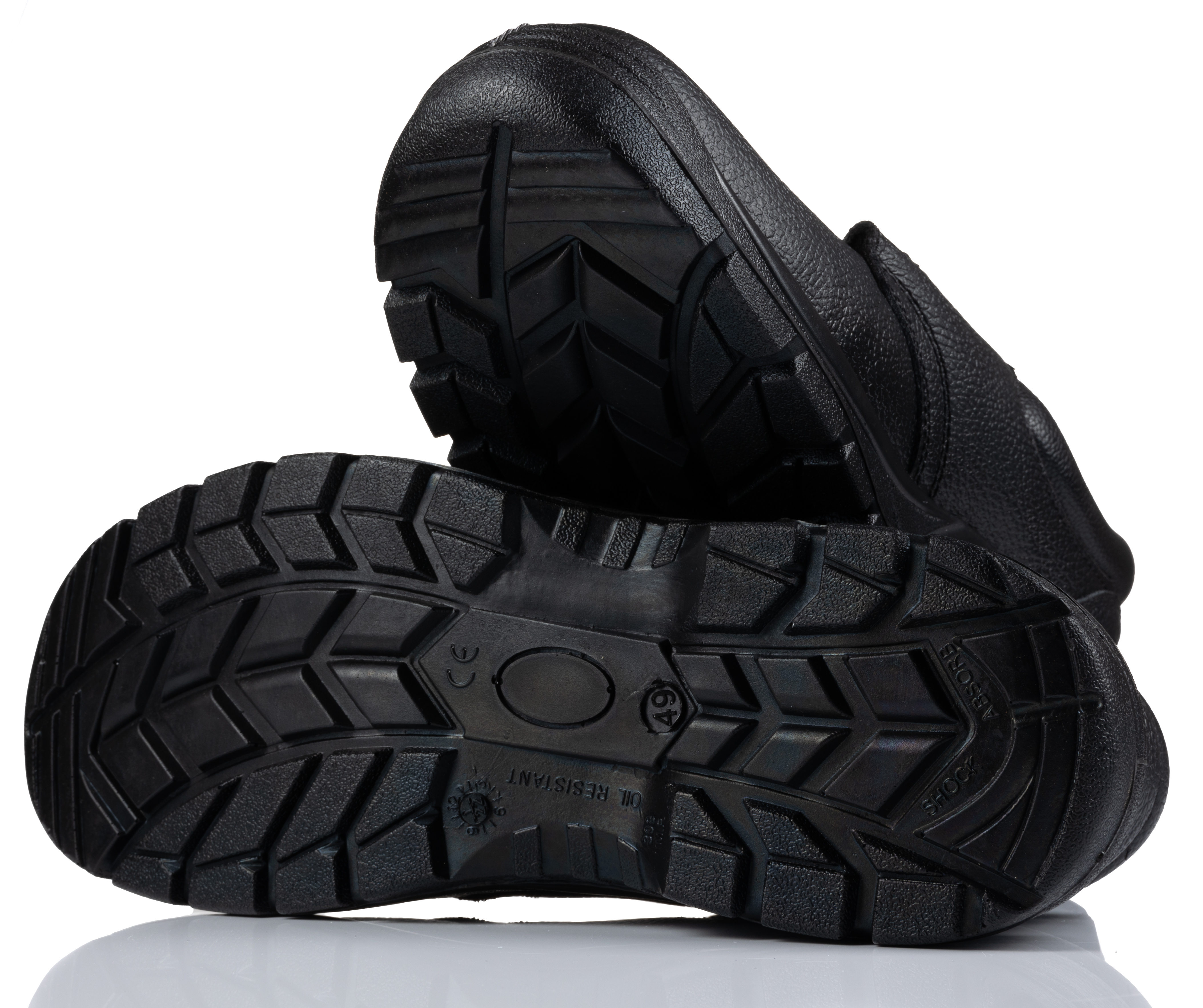 RS PRO Unisex Black Steel Toe Capped Safety Shoes, UK 6, EU 39