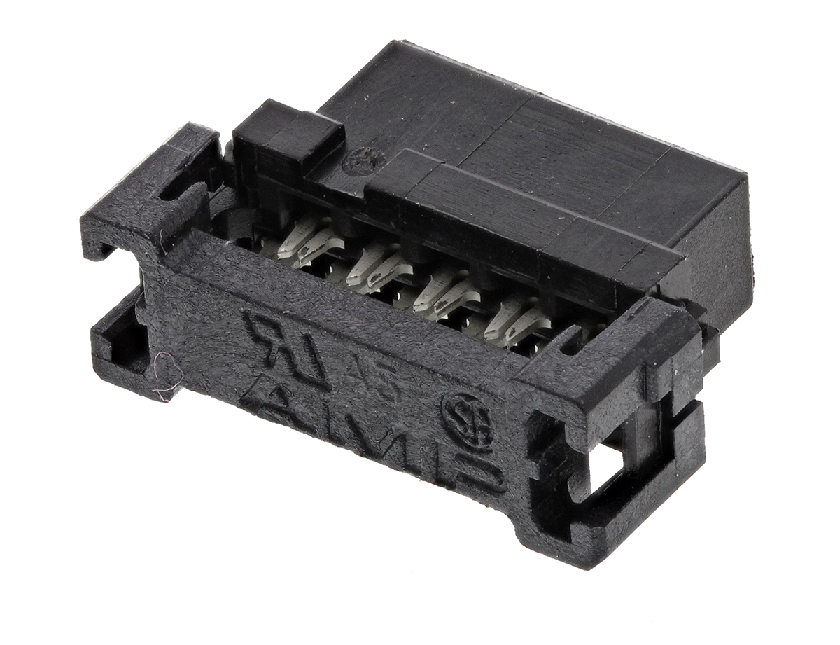 TE Connectivity 10-Way IDC Connector Socket for Cable Mount, 2-Row