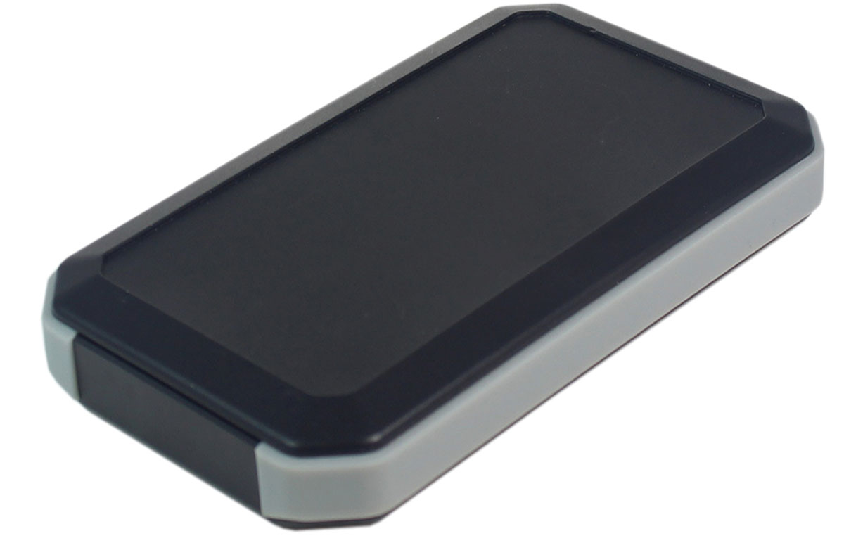 Takachi Electric Industrial WH Series Black, Grey ABS Handheld Enclosure, Integral Battery Compartment, 88 x 146 x 25mm