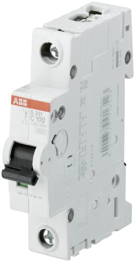 ABB System Pro M Compact S200 MCB, 1P, 80A Curve C, 440V AC, 60V DC, 6 kA Breaking Capacity