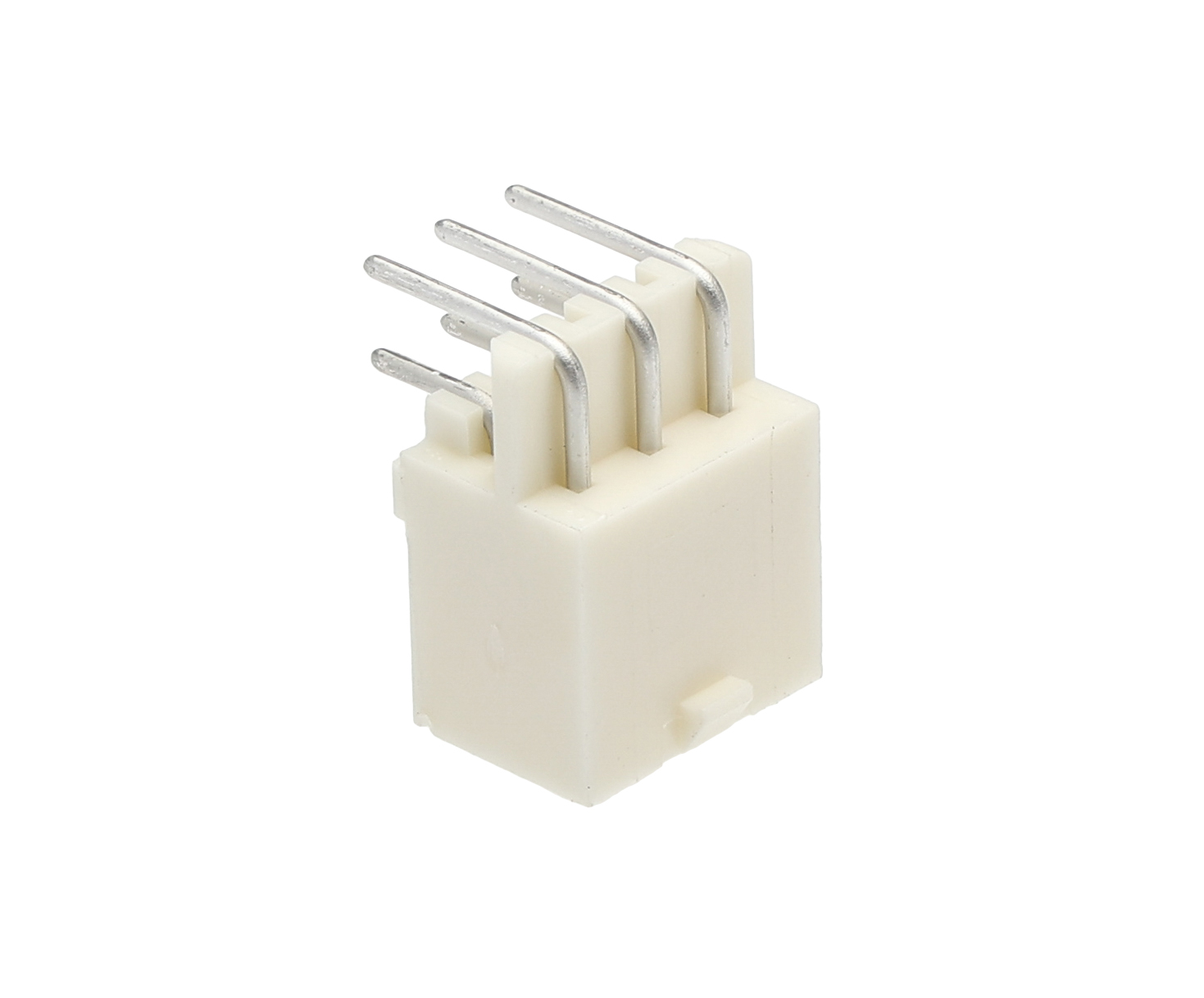TE Connectivity Mini-Universal MATE-N-LOK Series Right Angle Through Hole PCB Header, 6 Contact(s), 4.14 mm Pitch, 2