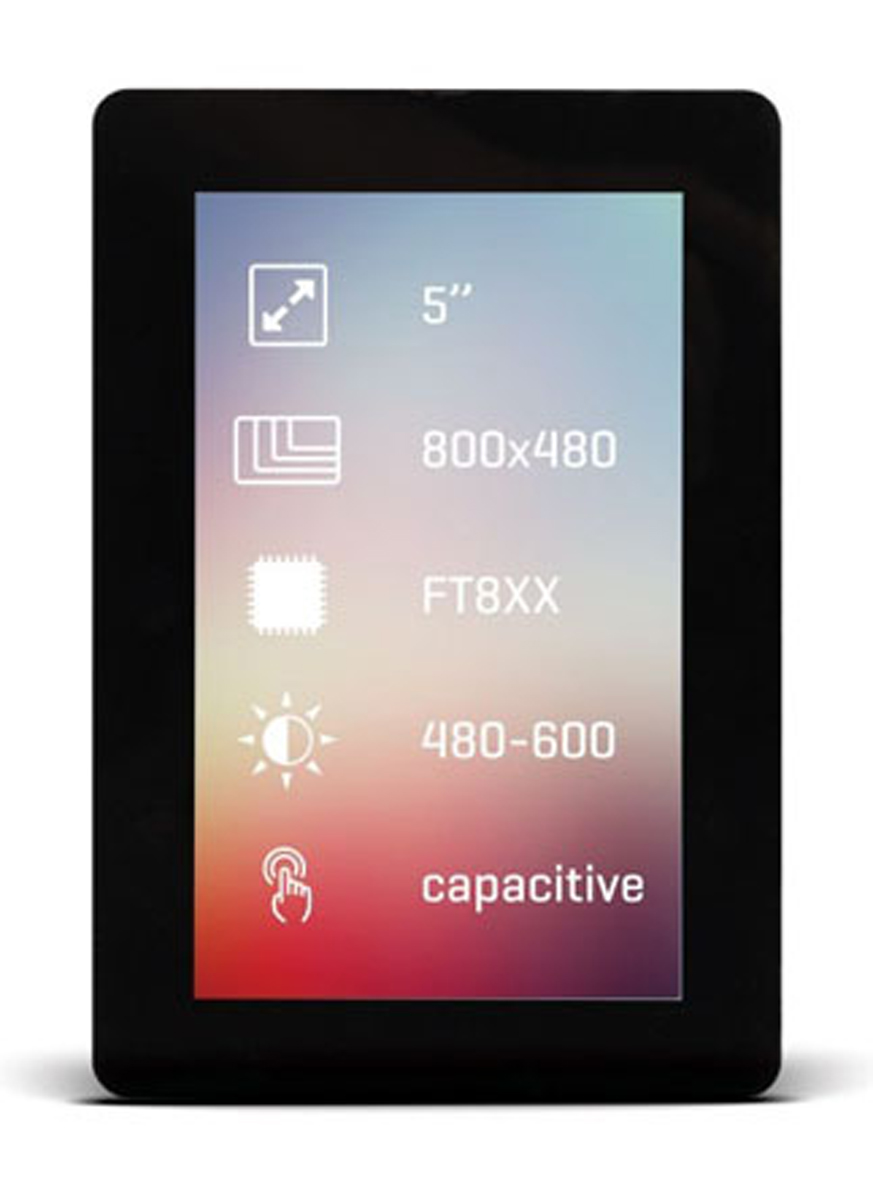 MikroElektronika MIKROE-2173 TFT LCD Colour Display / Touch Screen, 5in, 800 x 480pixels