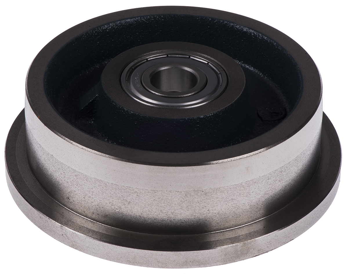 LAG Blue Cast Iron High Load Capacity, Low Rolling Resistance Trolley Wheel, 500kg