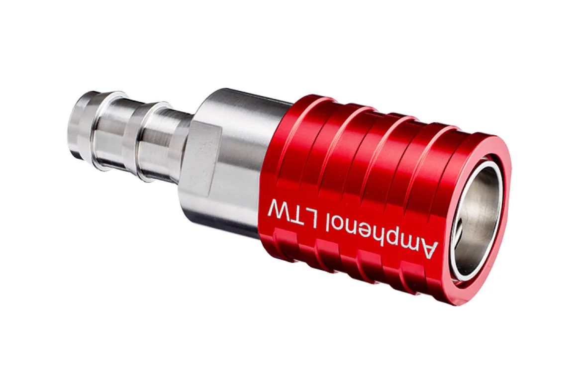 Amphenol Industrial Connector, 6 Contacts, Push Pull, 1/2 in Connector, Socket, Female, SQD06 Series