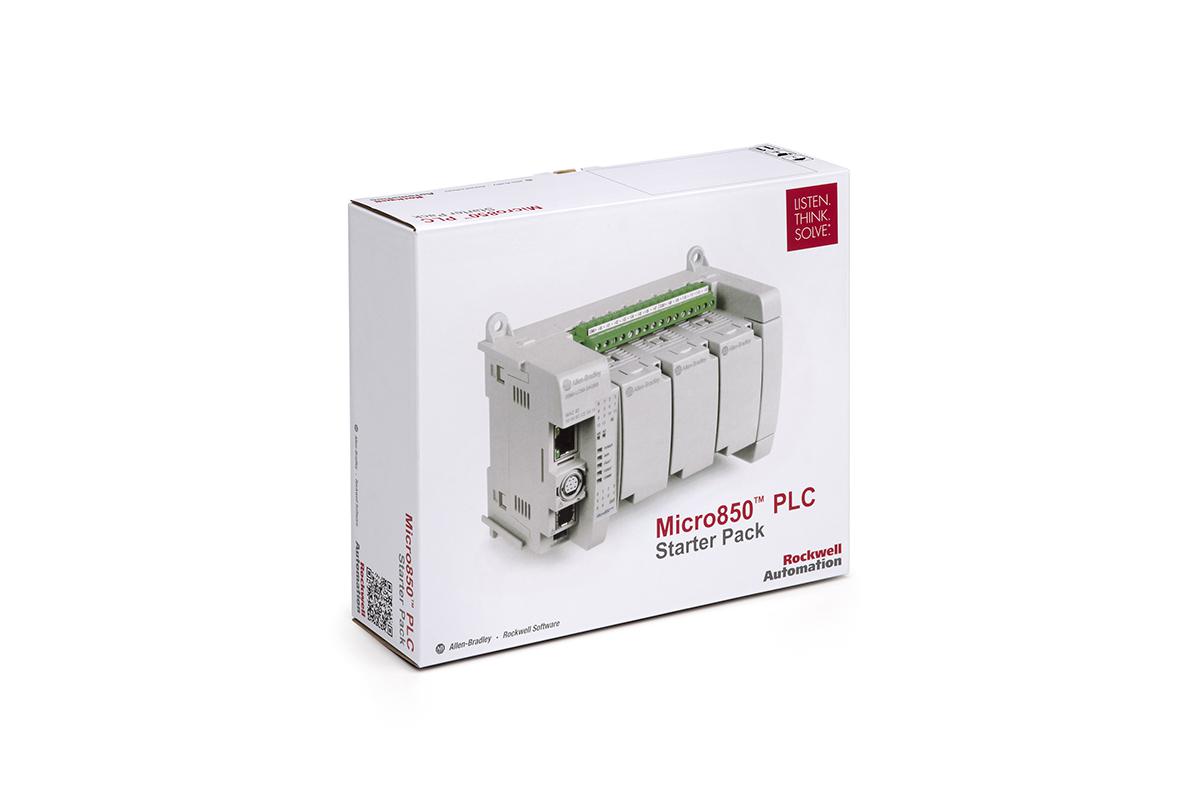 Allen Bradley Micro 850 Series PLC CPU Starter Kit for Use with Micro 800 Controllers, Digital Output, 14-Input