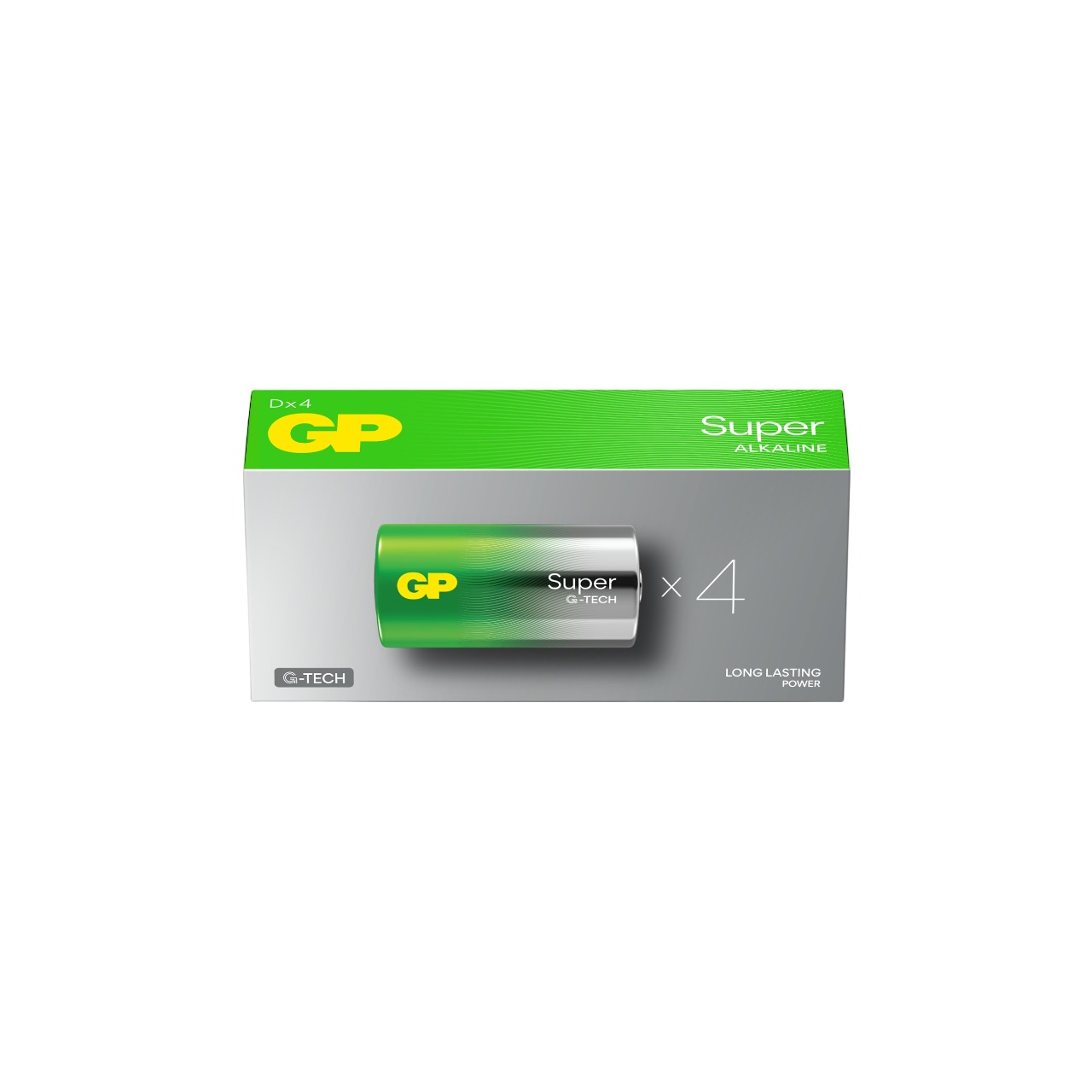 Gp Batteries GP Batteries Super Alkaline 1.5V Alkaline Manganese Dioxide D Batteries