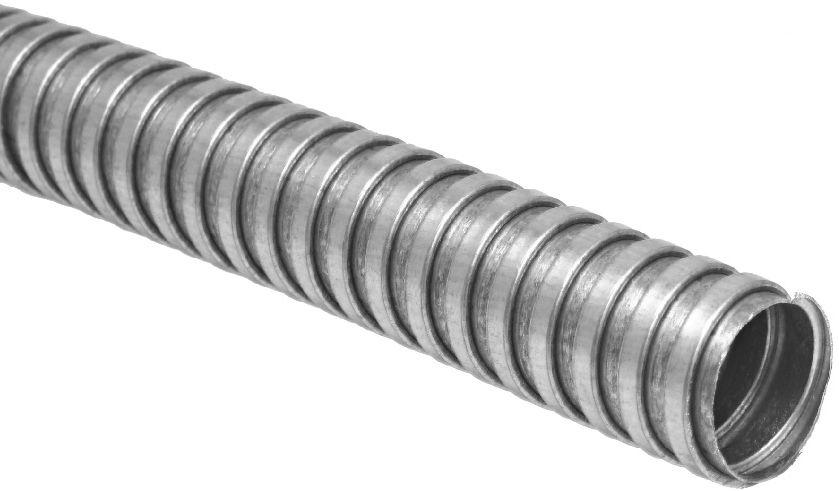 RS PRO Flexible Conduit, 16mm Nominal Diameter, Galvanised Steel, Self Colour