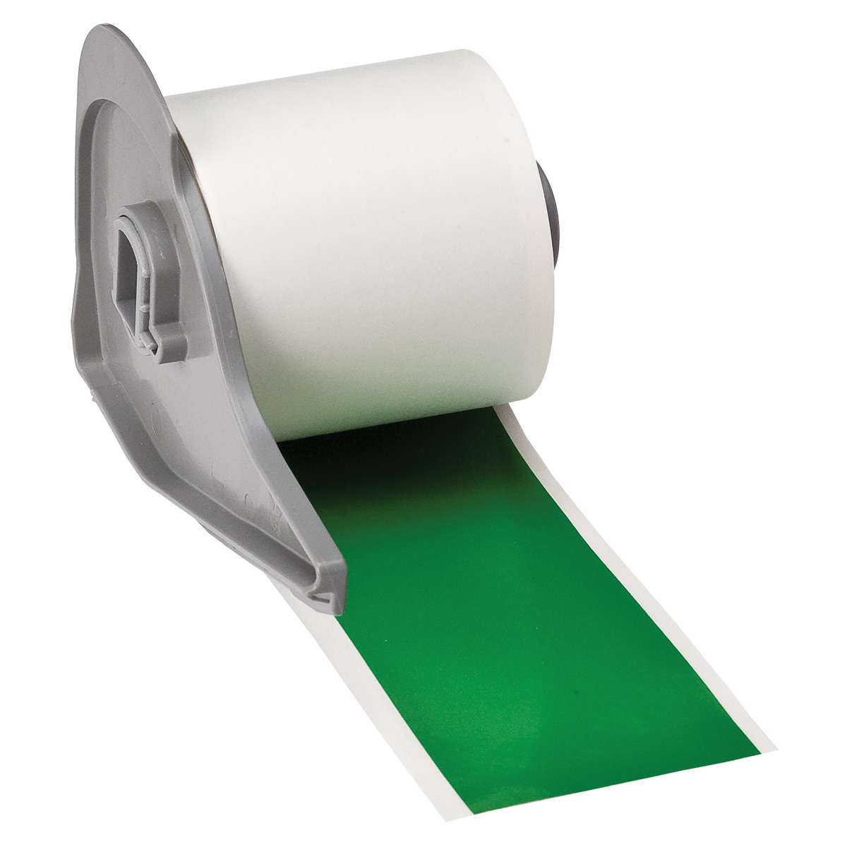 Brady B-595 Black on Green Cable Labels, 15.24 m Length, 50.80 mm Width, 50.8mm Label Width