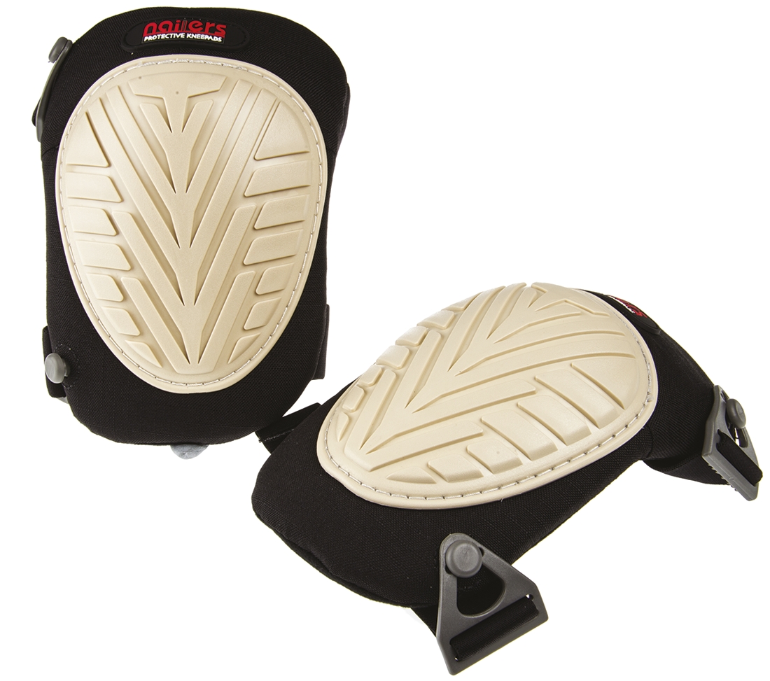 RS PRO Black Anti Slip Nomar Adjustable Strap Knee Pad