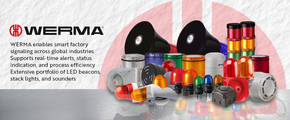 LED beacons, stack lights, and sounders