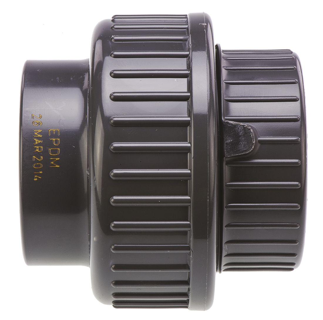 Georg Fischer Plastic Pipe Fitting, Straight Union, 3/4in