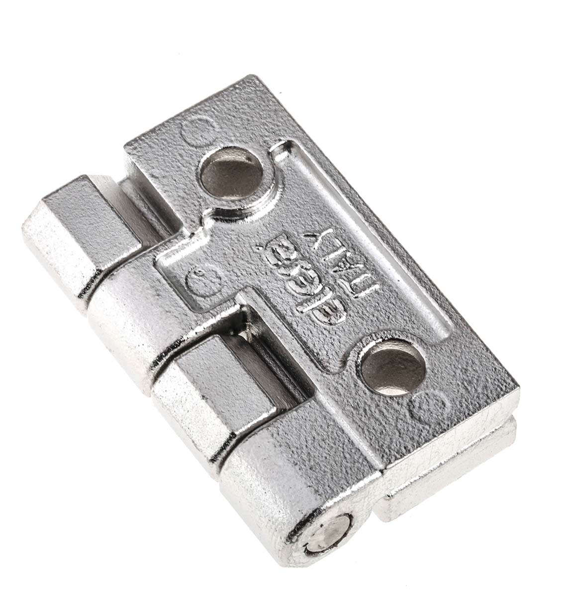 Elesa Stainless Steel Butt Hinge, Screw Fixing, 50mm x 50mm x 6mm