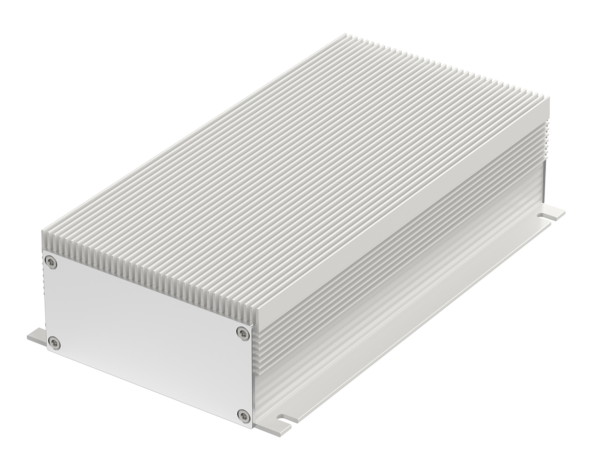 Bopla Filotec (Set) Series Aluminum (Anodized) Aluminium Enclosure, IP40, Flanged, Aluminum (anodized) Lid, 220 x 105 x