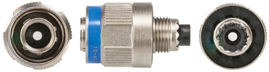 Souriau Sunbank by Eaton, 8D, Fibre Optic 1 Way Cable Mount MIL Spec Circular Connector Plug, Pin Contacts,Shell Size