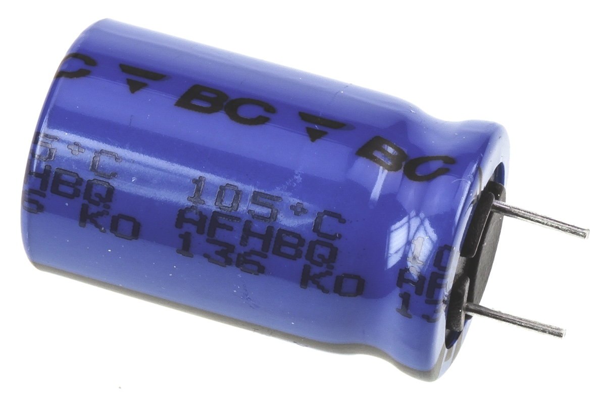 Vishay 220μF Aluminium Electrolytic Capacitor 63V dc, Radial, Through Hole - MAL213668221E3