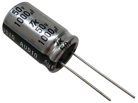 Toshin Kogyo 1000μF Electrolytic Capacitor 25V dc, Radial, Through Hole - 1EUTSJ102M0